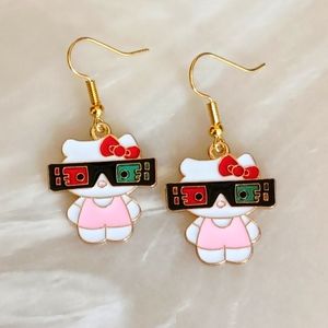 Sanrio Hello Kitty 3D Handmade Earrings